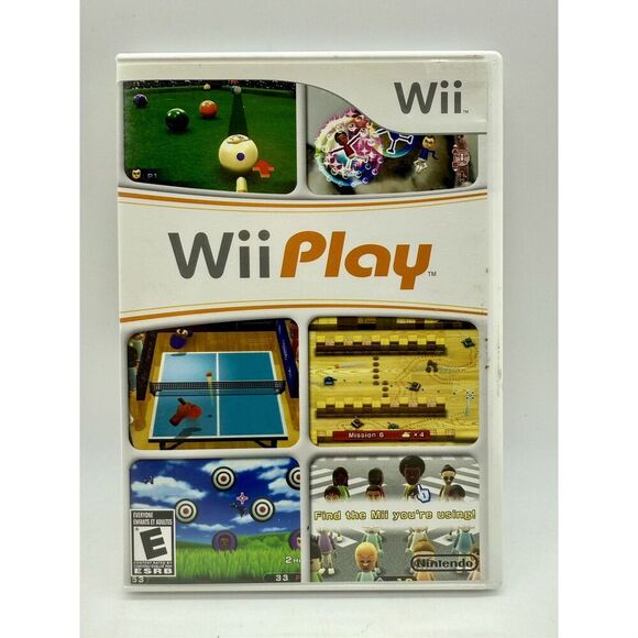 Wii‎ Play Nintendo Wii 2007 Complete Game Case Manual Tested - Picture 1 of 3